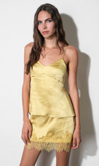 Stella Asymmetric Drape Back Cami G2610T7647_LEMON