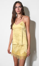 Stella Asymmetric Drape Back Cami G2610T7647_LEMON