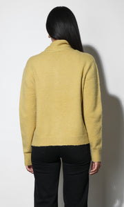 Sydney Scarf Neck Cardigan G2610WJ6231_LEMON