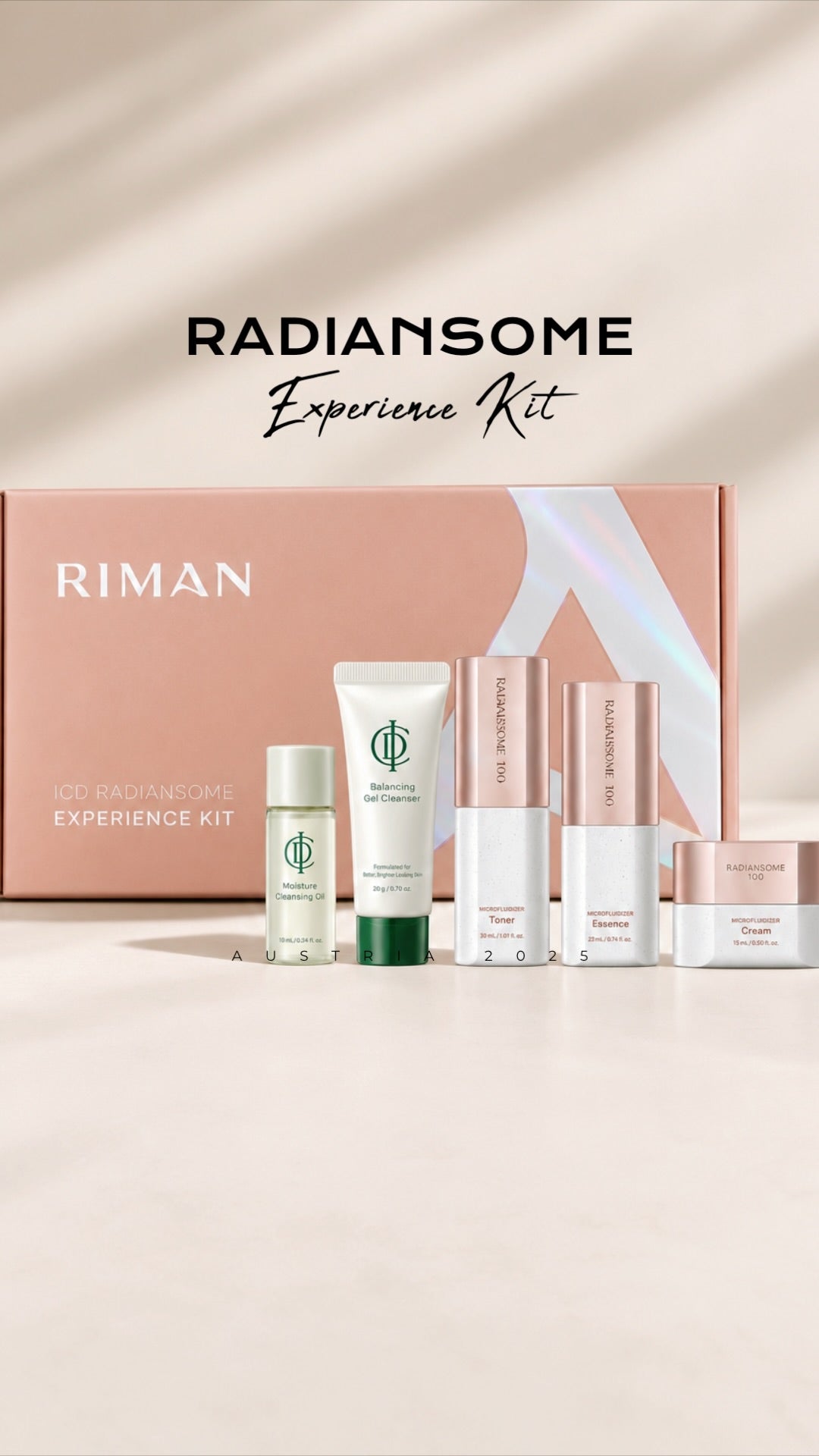 RADIANSOME 100 Experience Travel Kit