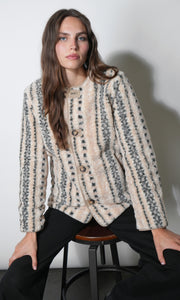 Toni Reversible Shearling Jacket G258J1826_BEIGE