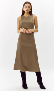 Trina Satin Midi Dress G247D6009