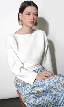 Valerie Open Back Sweater G261WT6171