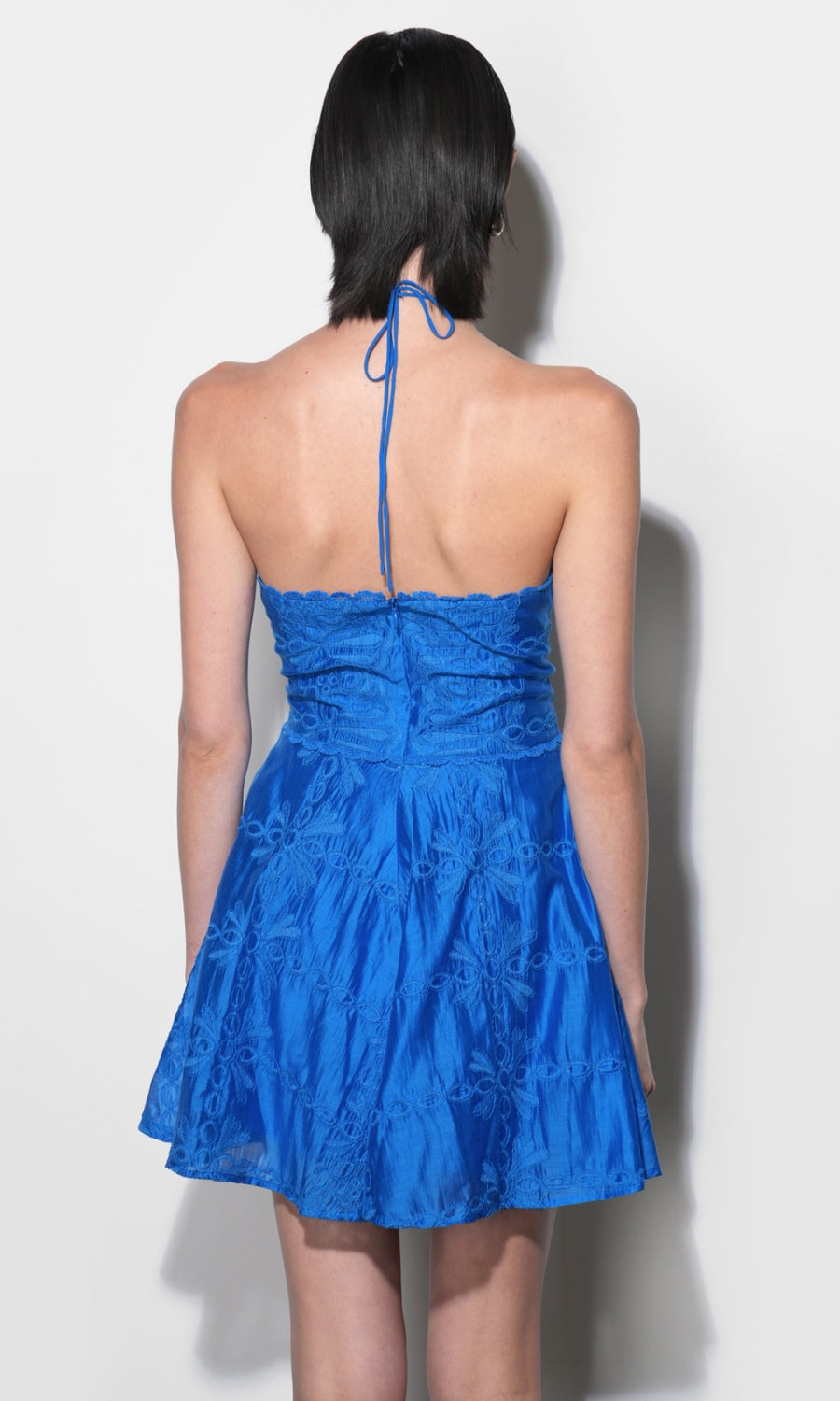 fallie halter mini dresses Helsa Faille Halter Dress by Helsa