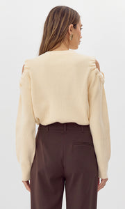 Millie Cold Shoulder Knit Top