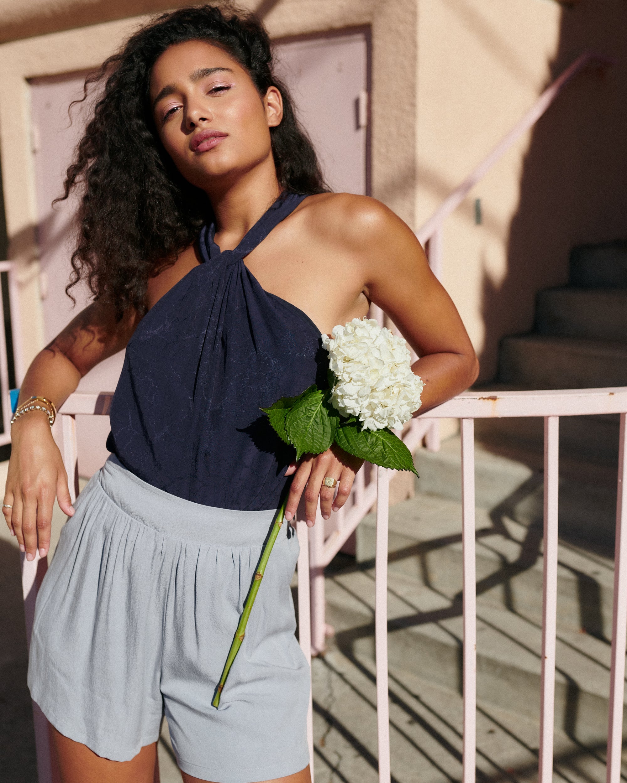 Virginia Textured Shorts