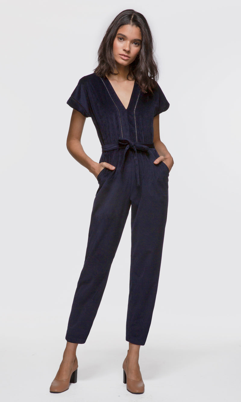 Elton Corded Twill Jumpsuit