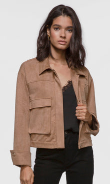 Essex Vegan Suede Jacket