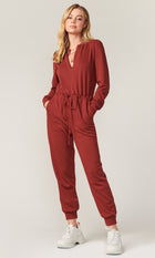 Tress Jogger French Terry Jumpsuit