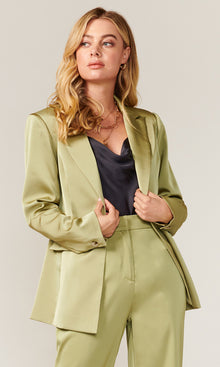 Satin blazer 