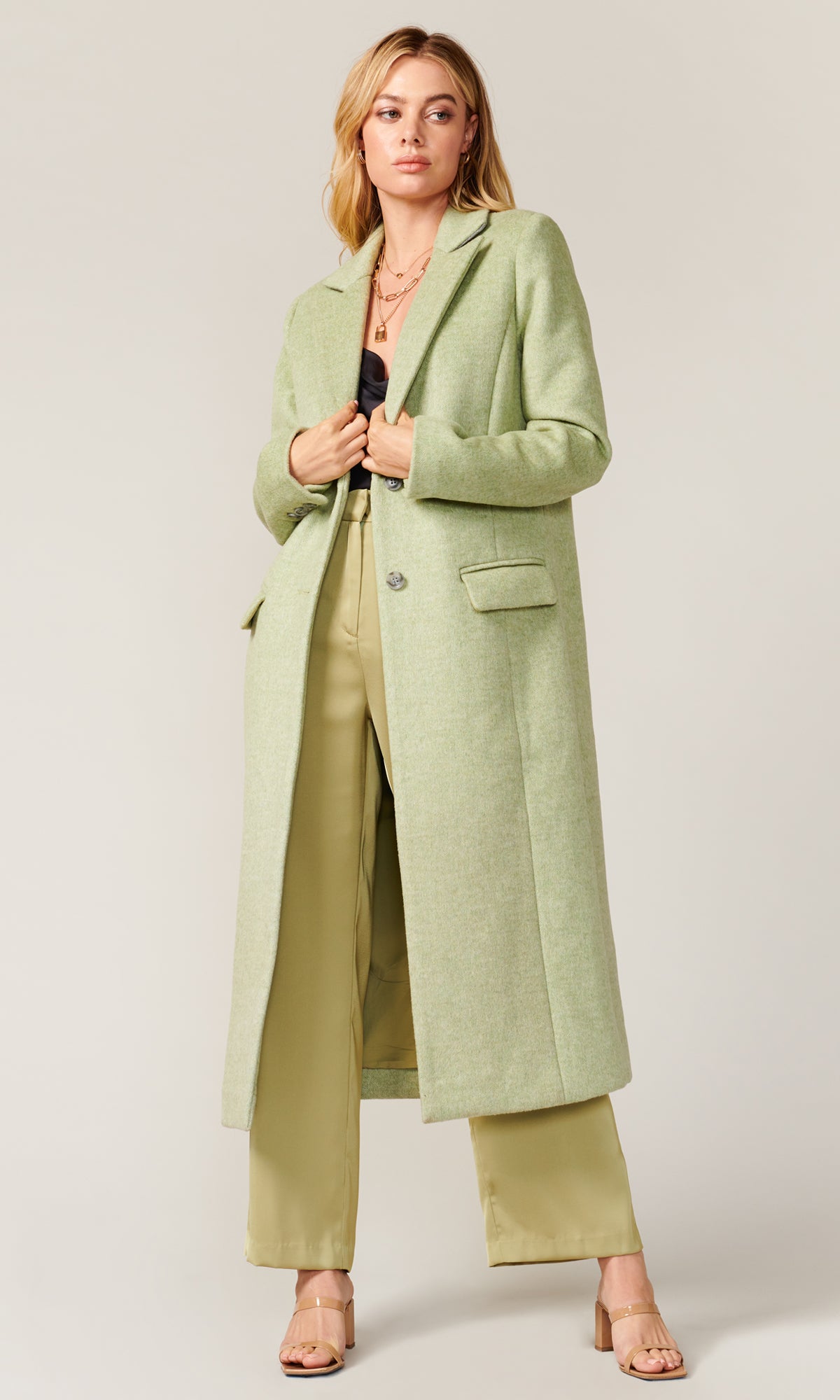 Annisa Slim Tailored Coat - FINAL SALE – Greylin Collection