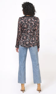 Kiani Lace Trimmed Blouse