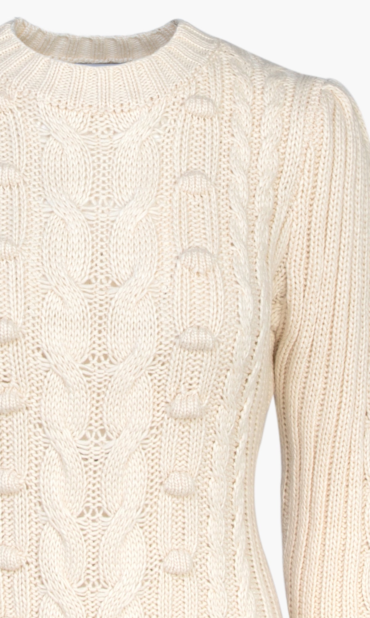 cream cable knit sweater dress Greya Cable Knit Sweater Dress
