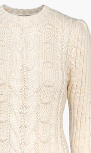 Greya Cable Knit Sweater Dress