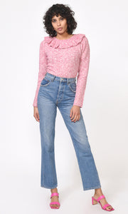 Claris Cozy Lurex Knit Sweater