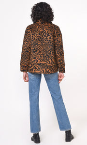 Sammie Oversized Leopard Jacket