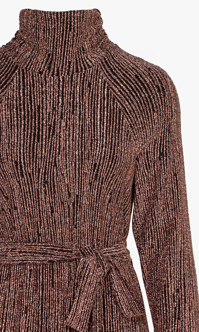 Savanah Lurex Knit Midi Dress Savanah Lurex Knit Midi Dress