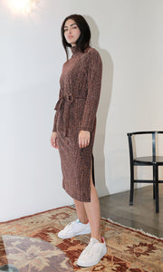 Savanah Lurex Knit Midi Dress