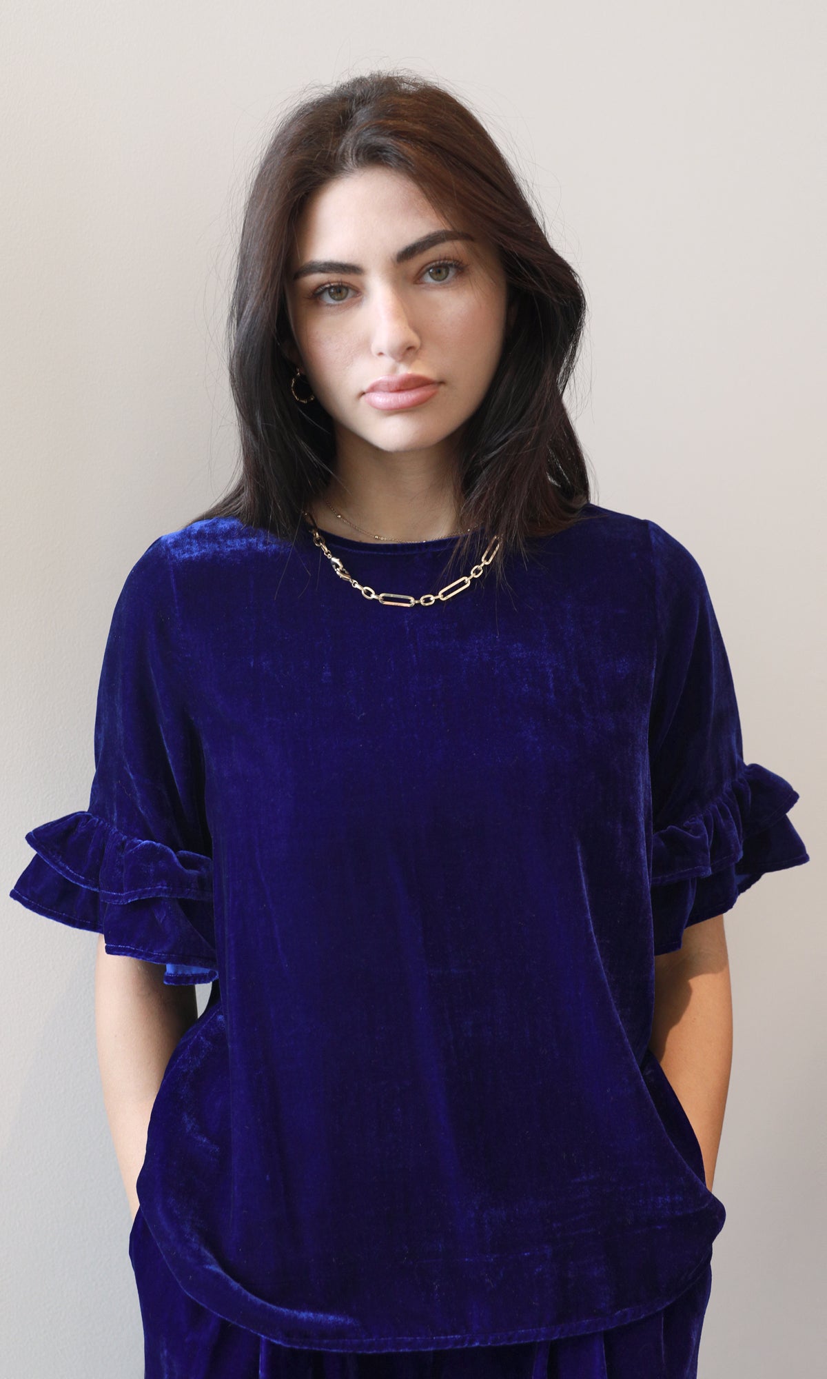 Barlow Velvet Top - FINAL SALE