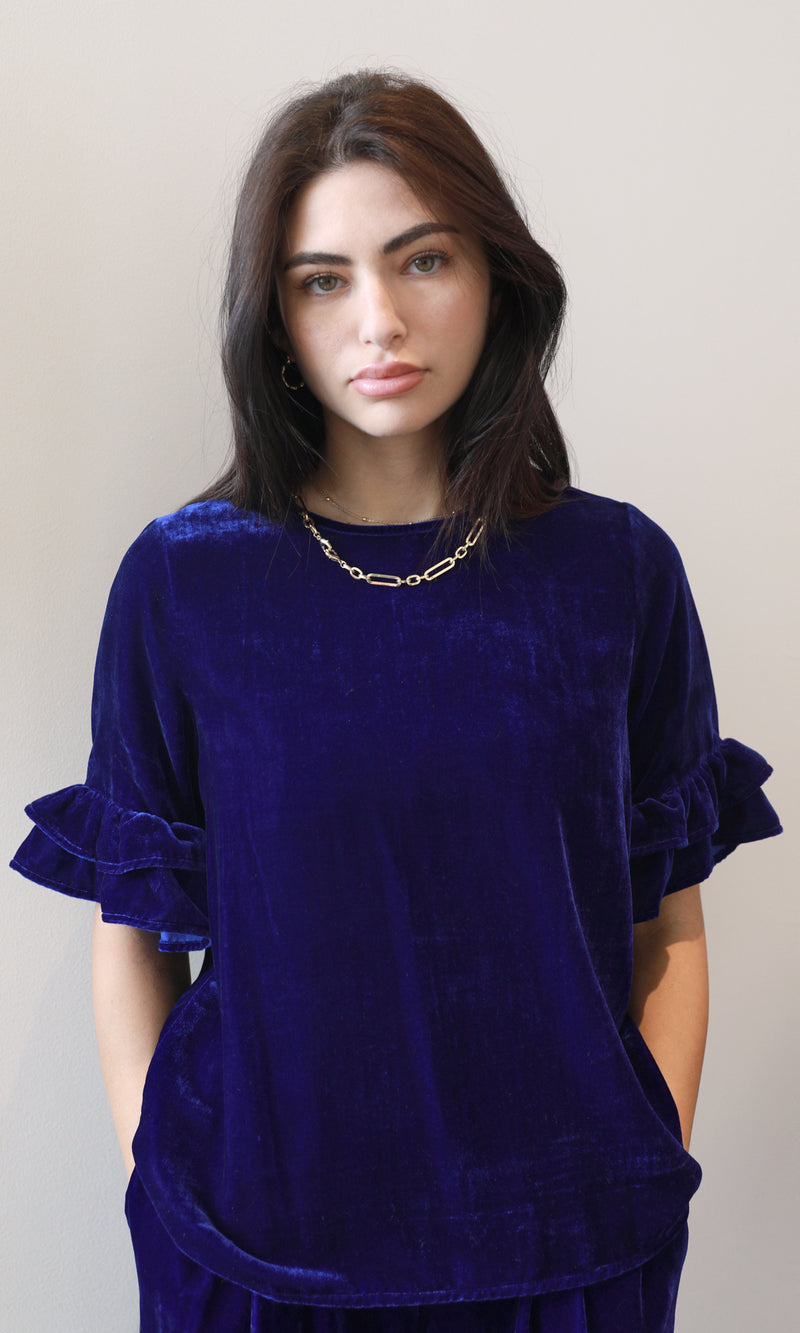 Barlow Velvet Top - FINAL SALE