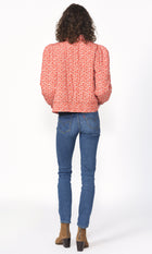 Aniston Ditsy Floral Padded Bomber Jacket