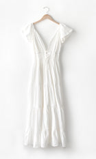 Riley Textured Cotton Maxi Dress
