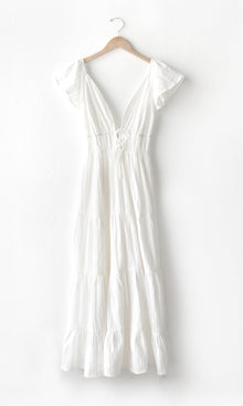 Riley Textured Cotton Maxi Dress