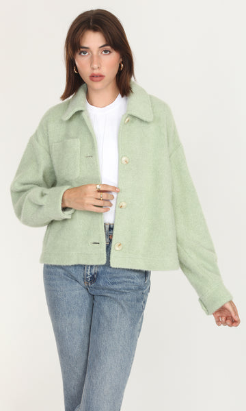 cootie スタジャン オリーブグリーン Nate_Cozy_Cropped_Jacket_G227J