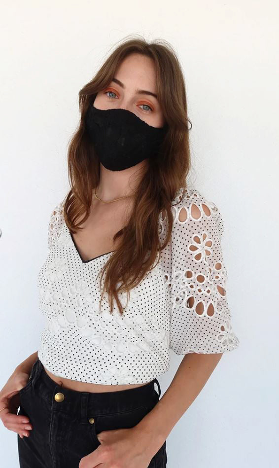Reusable Luxe Lace Face Mask - The Sophia Mask