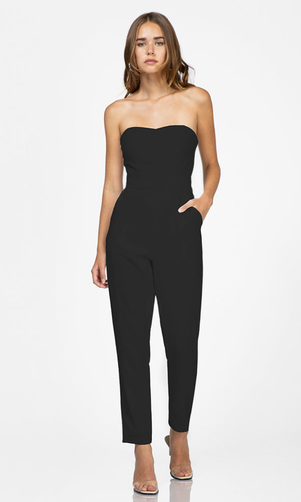Strapless Tailored Jumpsuit